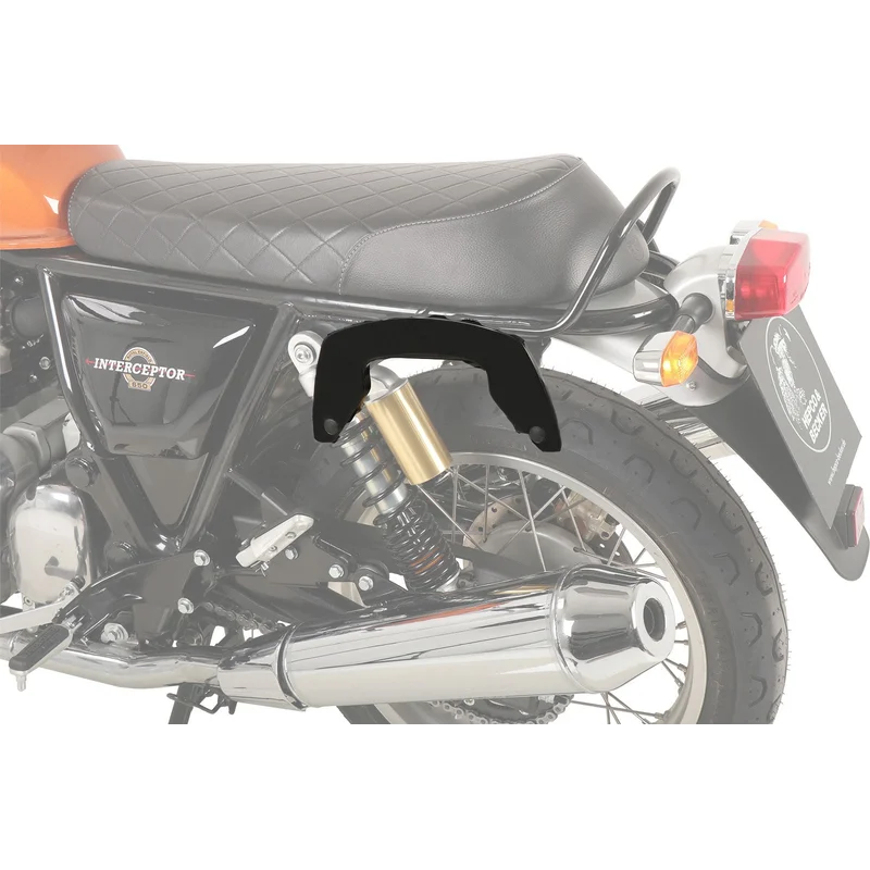 Royal Enfield Interceptor Carrier Sidecases - C-Bow - Black