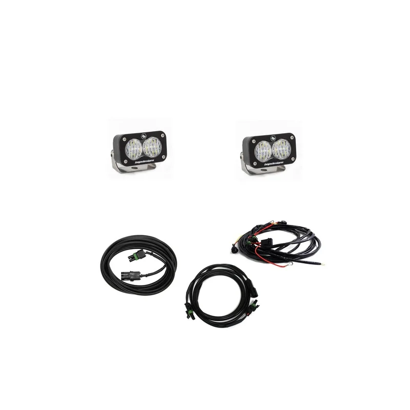 JEEP WRANGLER OE RUBICON OR SAHARA BUMPER DUAL REVERSE LIGHT KIT - ONX6+ 50 INCH - Clear / Upfitter