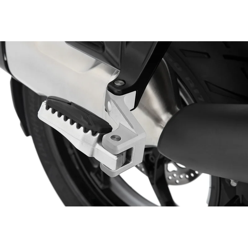 BMW R 1300 GS Ergonomics - Passenger Footrest Lowering Kit - Silver