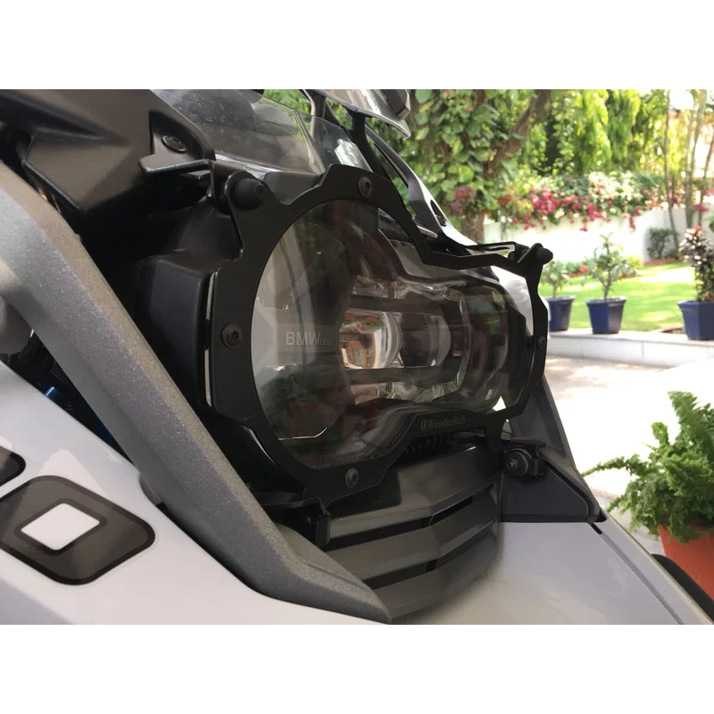 BMW GS Protection - Headlight Guard Foldable (Lexan Clear) - Clear