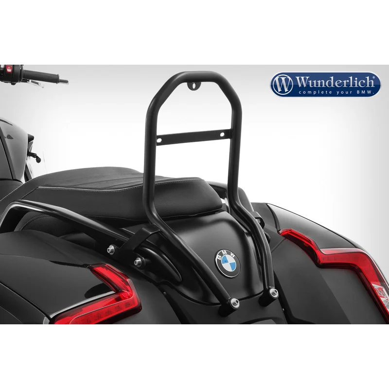BMW K1600 B Ergonomics - Sissy Bar - Black / Bar + Backrest