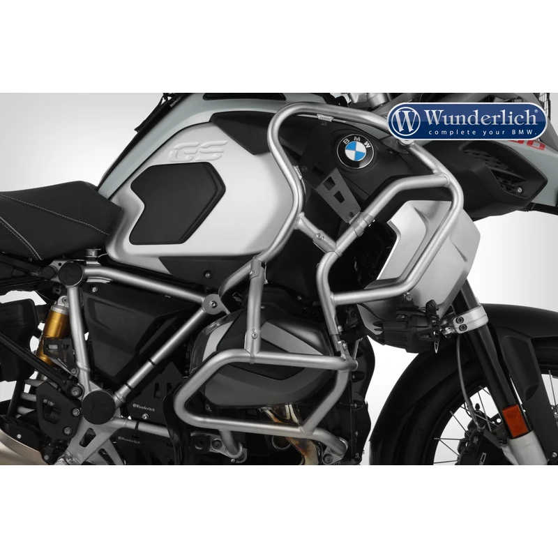 BMW R1250GSA Protection - Reinforcement Bar (OEM Engine Bar) - GSA OEM BAR TO TANK EXTENSION (SS)