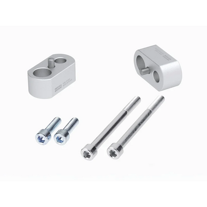 HANDLEBAR RISER - 20mm UP (B20A-20-0-SL) - Silver