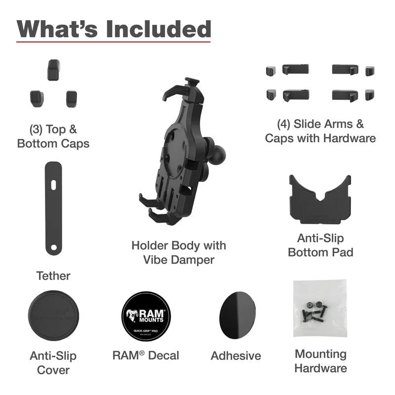 RAM® Quick-Grip™ Pro Phone Holder - B Size / With Ball