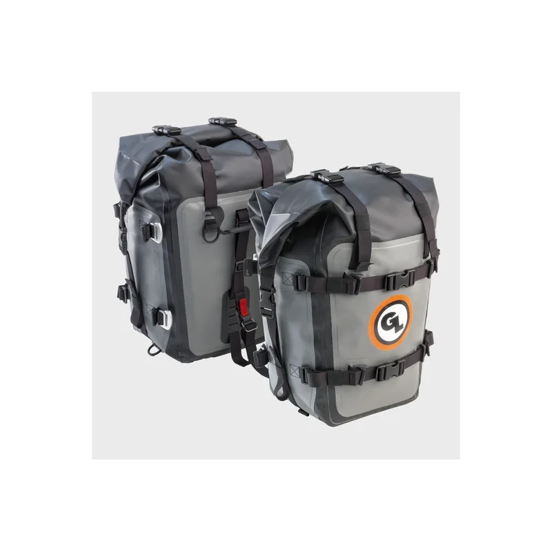 Mototrekk Panniers 50L - 2N of 25L Bags + GL Mount