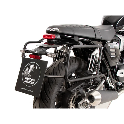 TRIUMPH SPEED TWIN 900 Carrier - Sidecarrier (Permanent Mount) - Black