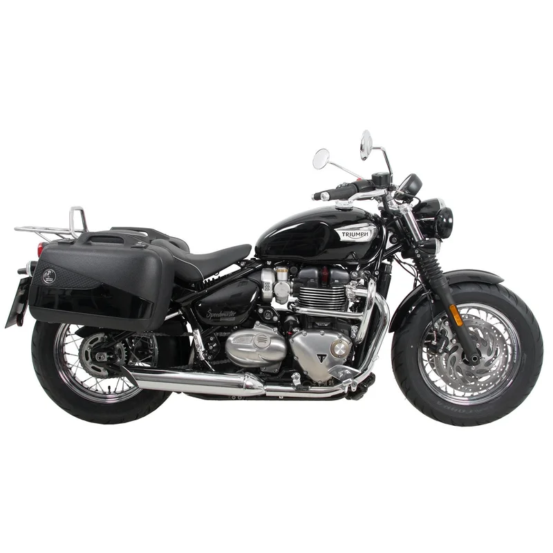 Triumph Bonneville SpeedMaster Carrier Topcase - Tubed Carrier - Black