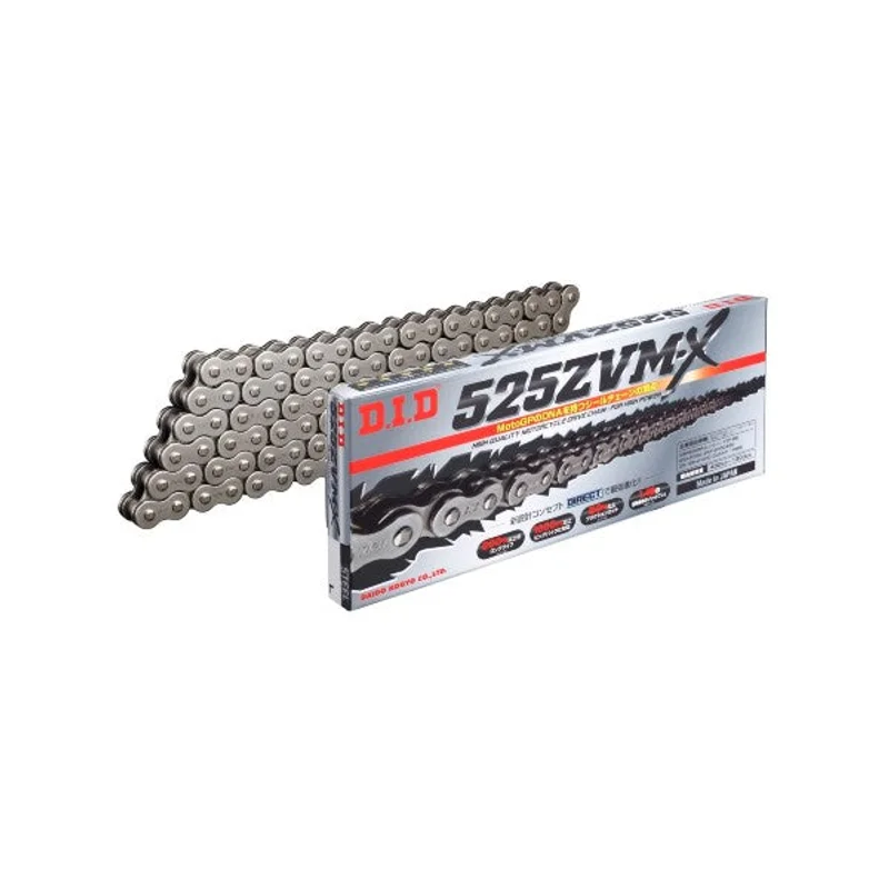 Chain 525 Pitch x 118 links (ZVMX2) - ZVM-X2 (Rivet Type) / Natural Steel