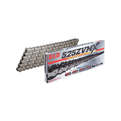 Chain 525 Pitch x 118 links (ZVMX2) - ZVM-X2 (Rivet Type) / Natural Steel