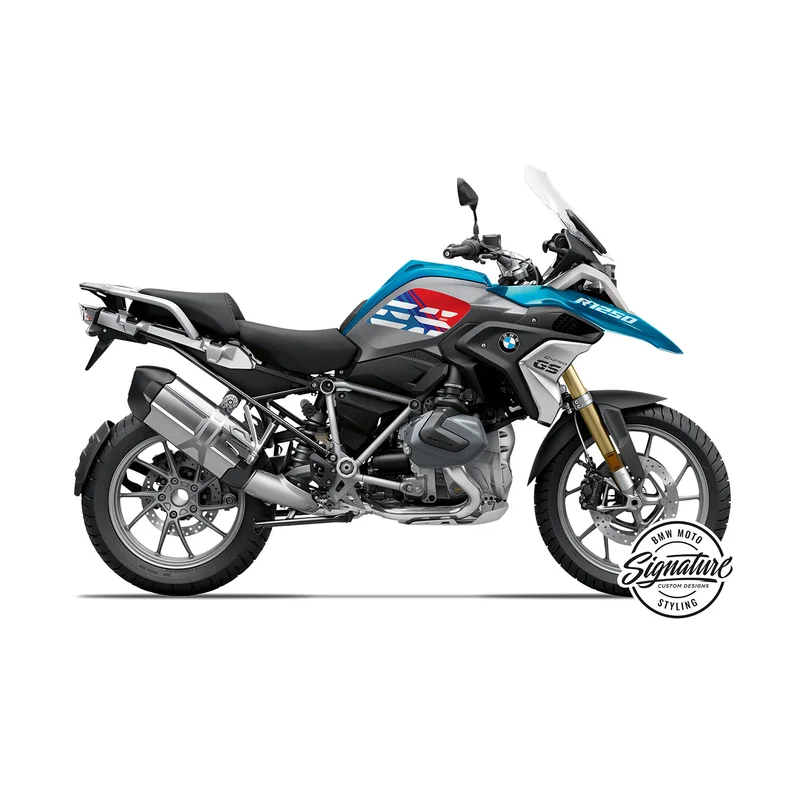 BMW R 1250 GS -Sport Style - Anniversary Decorative Decal - Grey-Black