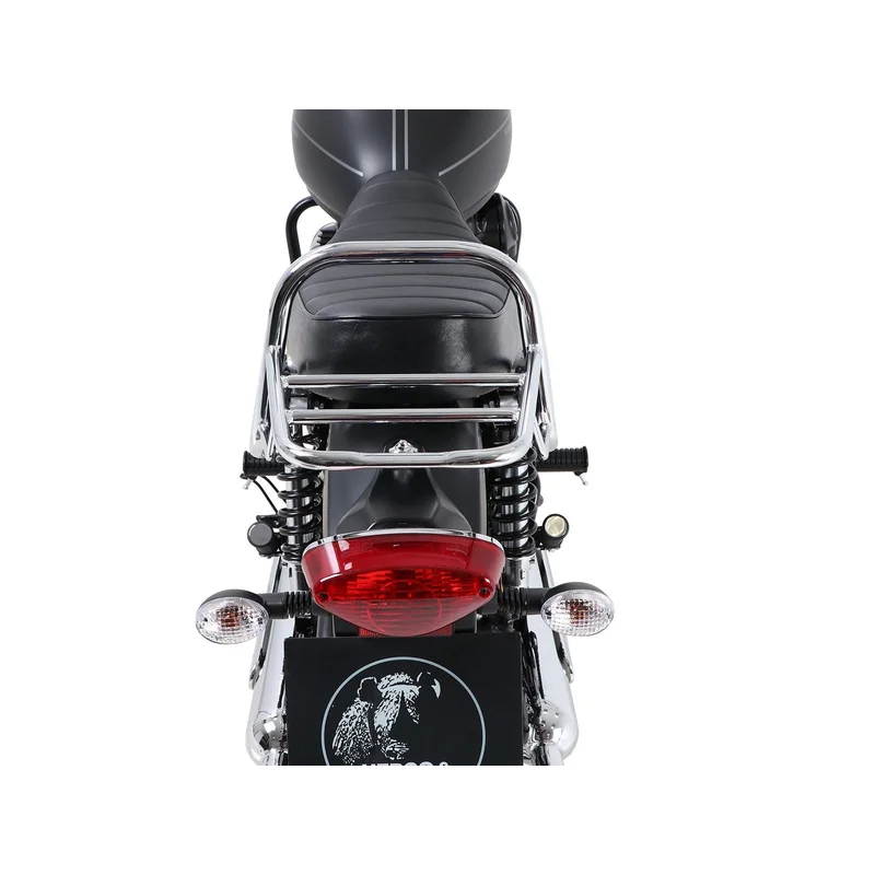 Kawasaki W800 Street/Cafe Carrier Topcase - Tubed Carrier - Chrome