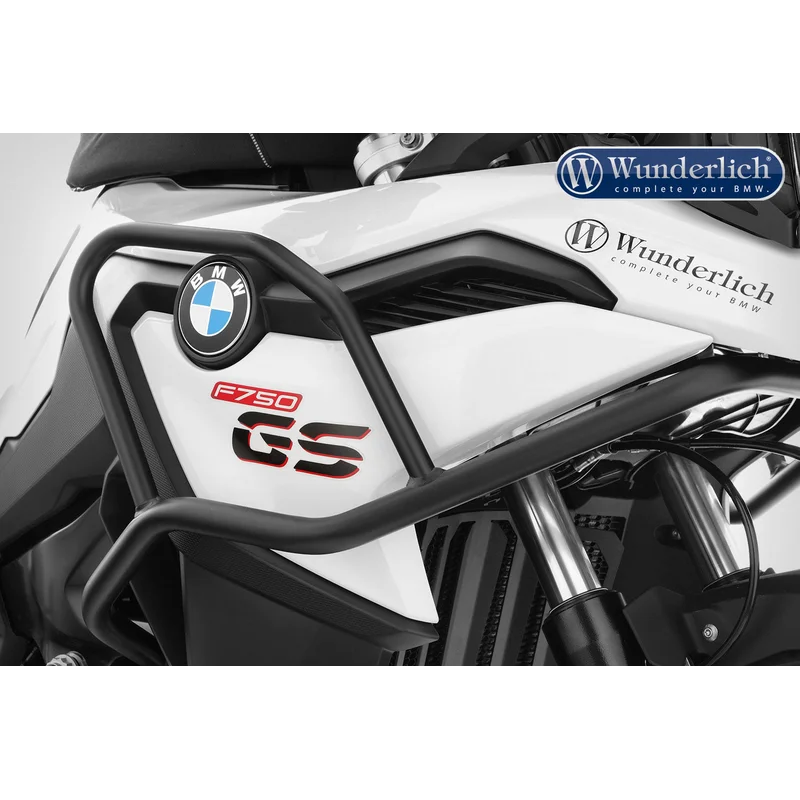 BMW F750GS Protection - "ADVENTURE" Tank Guard (Black) - Black