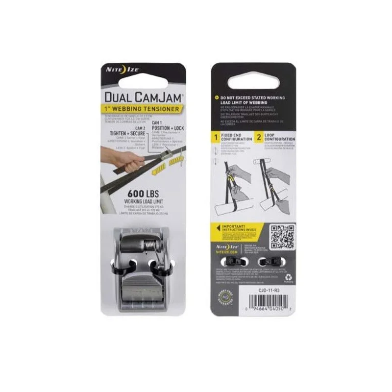 DUAL WEBBING TENSIONER 25MM (1") - CAM JAM