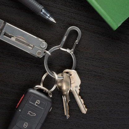 DUAL CHAMBER KEY RING - DUALPASS - Stainless Steel