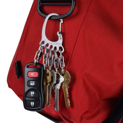 KEYRACK LOCKABLE WITH S-BINERS (SS) - Assorted / Stainless Steel