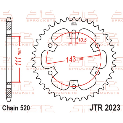 Sprockets Rear (2023- 42T) - JT