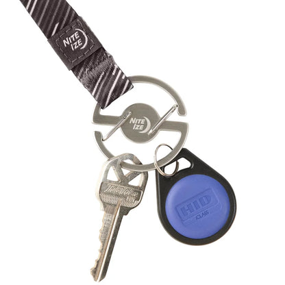MEDALLION KEY LANYARD - Stainless Steel