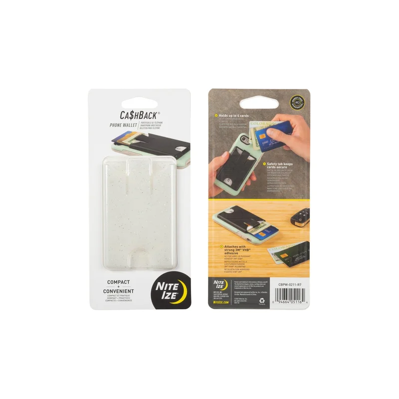PHONE WALLET - MONEY CLIP - Black