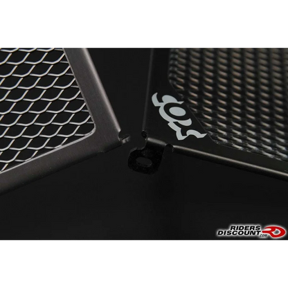 Yamaha Protection - Radiator Guard & Oil Cooler Guard - Black / Radiator + Oil Guard