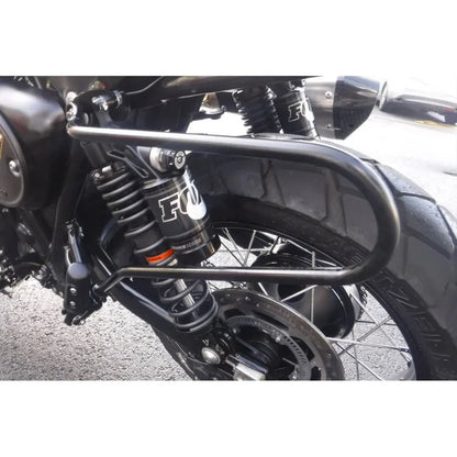 Triumph T100/T120/Street Twin Pannier/Luggage Rails - LHS Only - Black