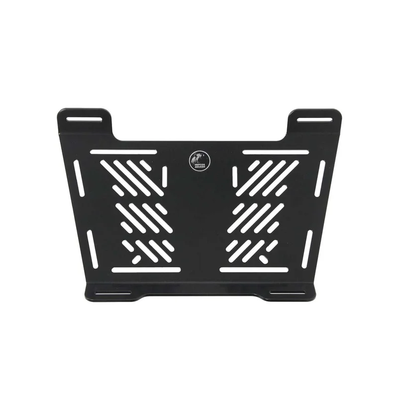 Universal Rear Rack - Enlargement SMALL (Silver/Black) - Black