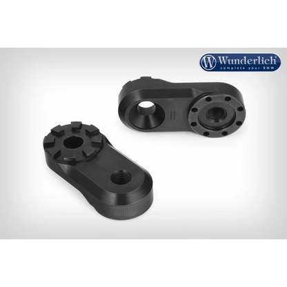 BMW GS Ergonomics - Vario Adapter EVO1 (Pair) - Silver / 23MM