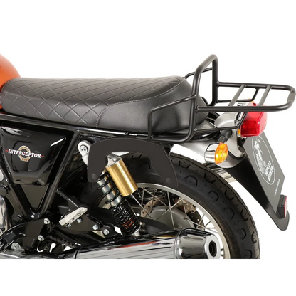 Royal Enfield Interceptor Carrier Sidecases - C-Bow - Chrome