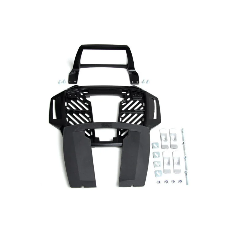 Universal Topcase Carrier - Alu Rack (FIXED HINGE) - Black