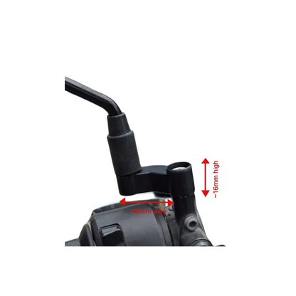 Mirror Width Extender M10x 1.5 - 16mmH + 40mmW