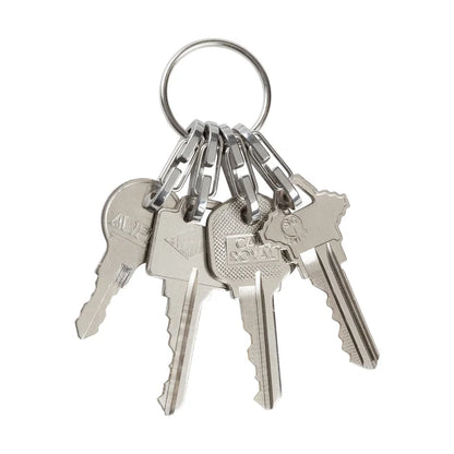 G-BINERS DUAL CHAMBER - SLIDELOCKKEYRING MICROLINK - Stainless Steel