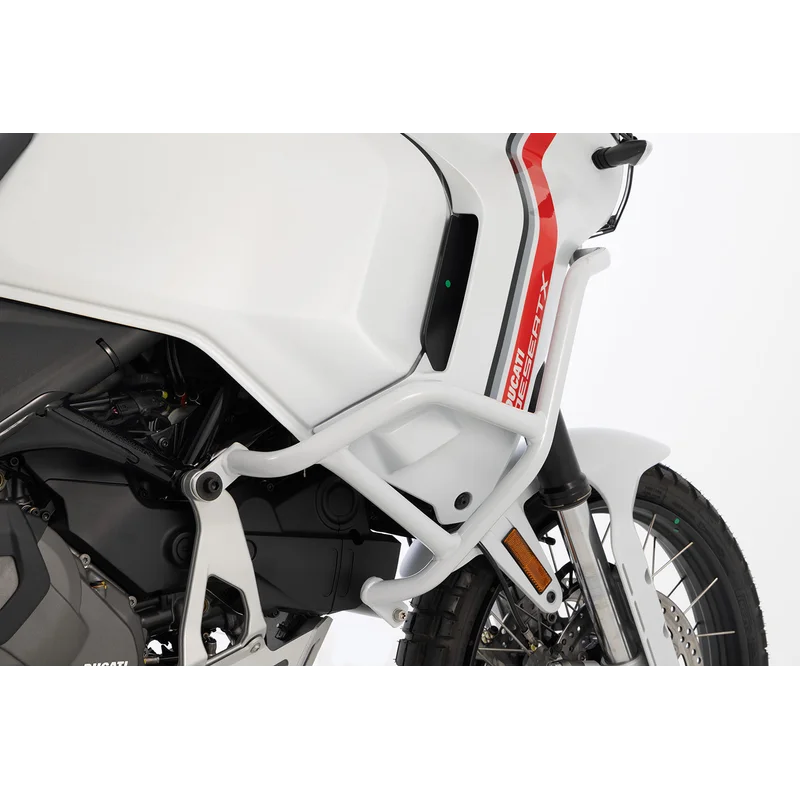 Ducati Desert X Protection - Tank Guard (White) - Fits Standard Protection Plate ( Not with Off road)
