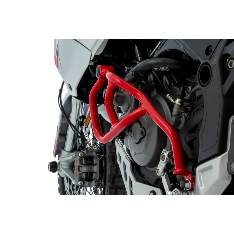 Ducati Desert X Protection - Engine Guard ( Left) - Red / Fits Wunderlich Tank Guard