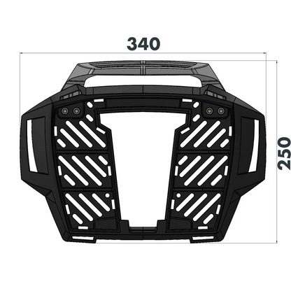 BMW R1250R Carrier - Top Case Carrier - Fixed Hinge