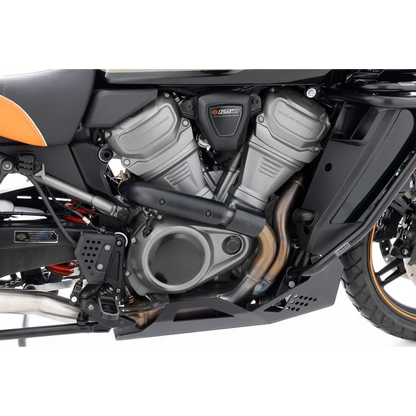 HD Pan America 1250 Protection - Manifold Heat Shield - Black