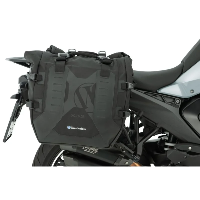BMW  R 1300 R Luggage - X-BAG X32 with BMW luggage mount Set - Black