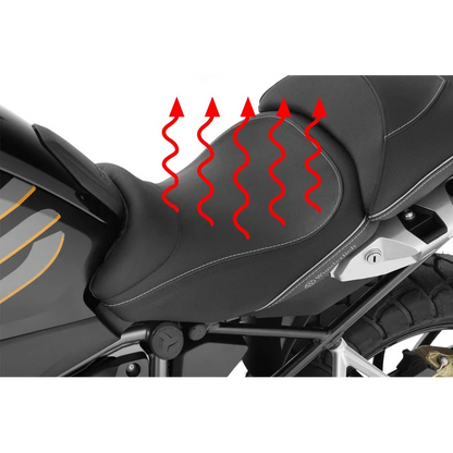 BMW R 1250 GS Ergonomics - Wunderlich "Active Comfort" (Heating) Seat - Low