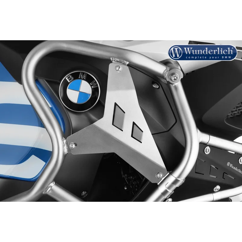 BMW R1200GSA Protection - Tank Guard Extension Plates - Silver
