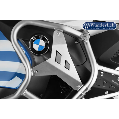 BMW R1200GSA Protection - Tank Guard Extension Plates - Silver