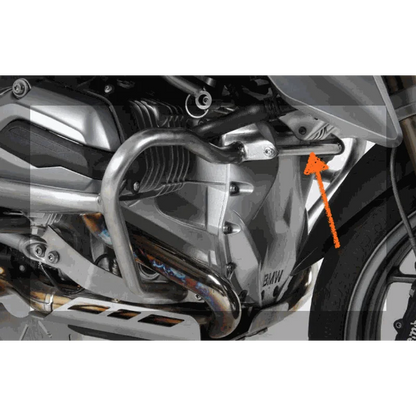 BMW Protection - Crash Bars Off road Support - Black / Hepco Becker