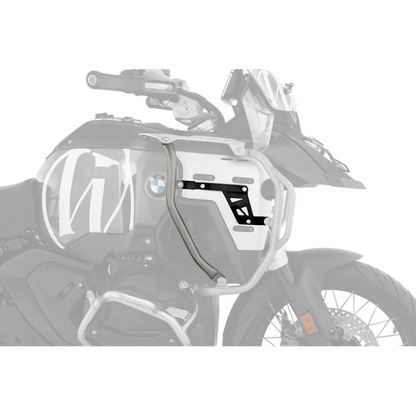 BMW R 1300 GSA Protection - Extension bracket Tank Guard (ULTIMATE) - Black-Silver