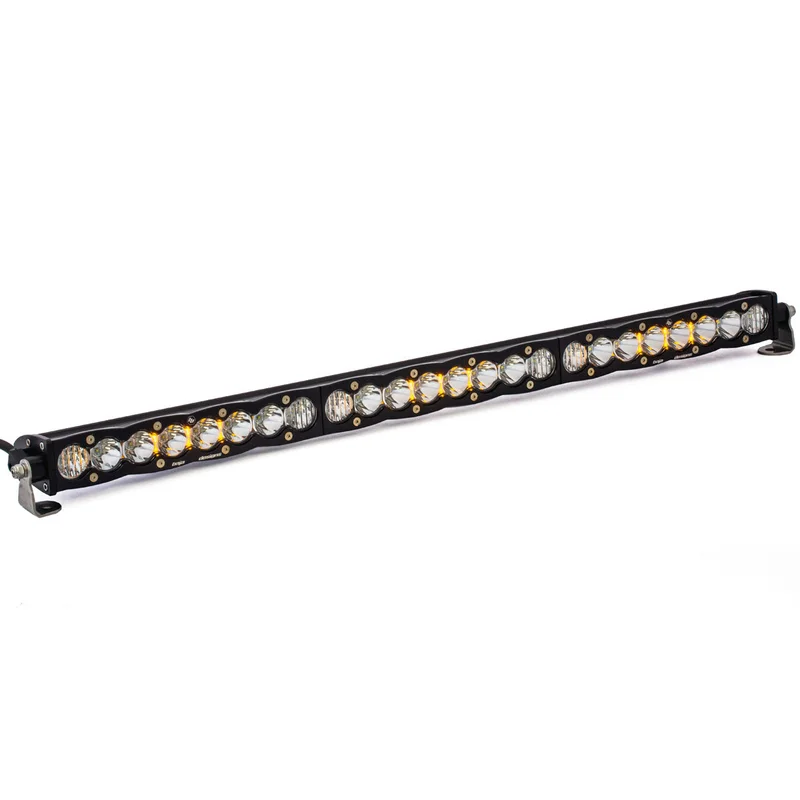 Aux LED Bar - S8 Series - 254mm (10 Inch) / Driving Combo / Clear
