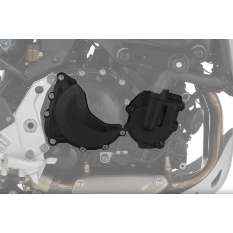 BMW F 900 GS Protection - clutch, alternator and water pump Cover (Set) - Black