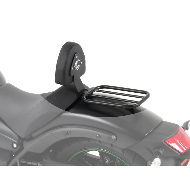 Kawasaki Vulcan S Ergonomics - Backrest (with Solo Rack)