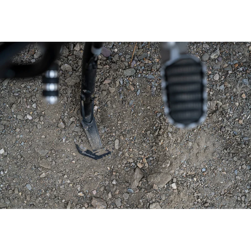 Ducati Desert X Ergonomics - Side Stand Enlargement