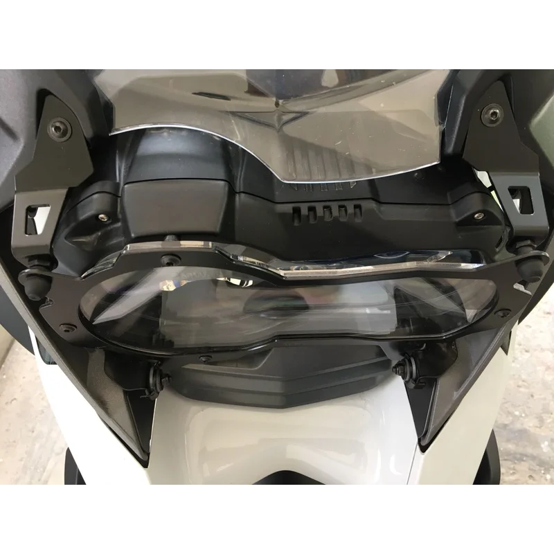 BMW GS Protection - Headlight Guard Foldable (Lexan Clear) - Clear