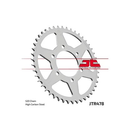Sprockets Rear (478 - 45T) - JT