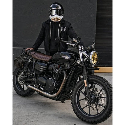 Triumph Bonneville Ergonomics - FootPegs (Ranger) Solo Rider Set