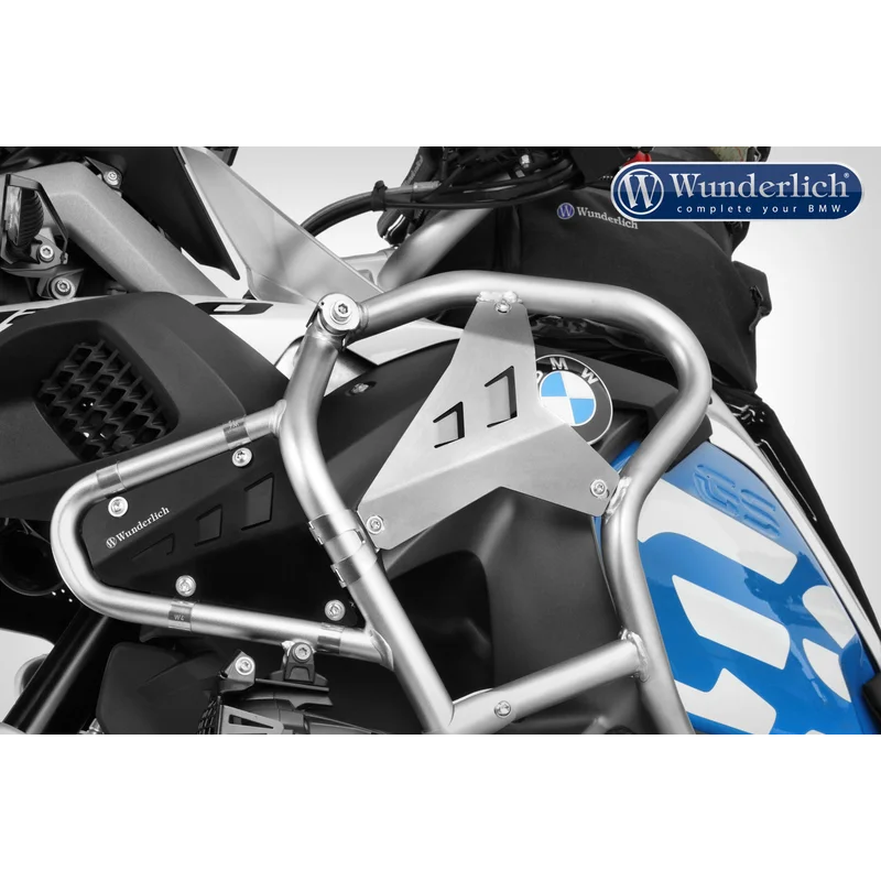 BMW R1200GSA Protection - Tank Guard Extension Plates - Black