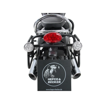 Triumph Bonneville  SpeedMaster Carrier - Sidecases 'Permanent' - Chrome