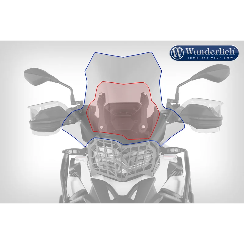 BMW F850GS Screen - Windscreen Marathon - Long / Clear